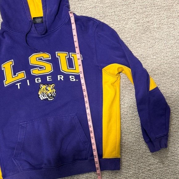 LSU Tigers Purple and Gold Hoodie Sweatshirt - Picture 4 of 8